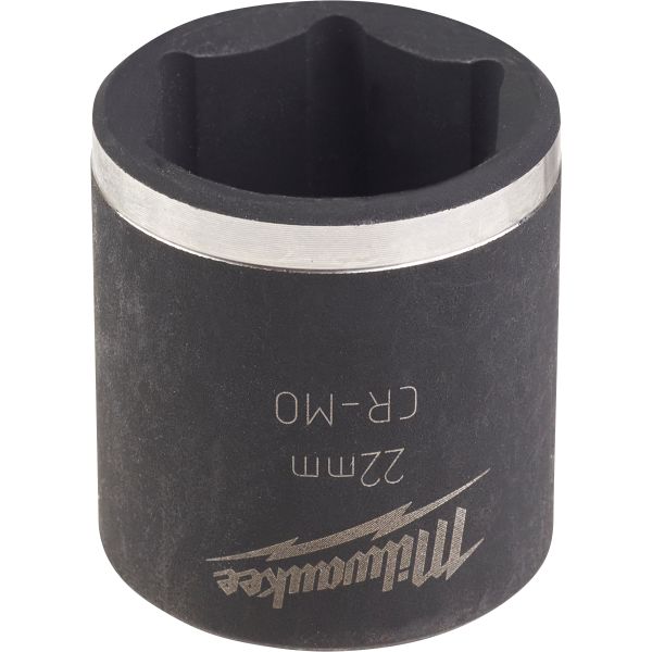 Milwaukee Shockwave Impact Duty Krafthylsa 3/8″-fäste kort 22 mm