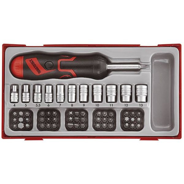 Teng Tools TJ1412 Bitsmejselsats 64 delar