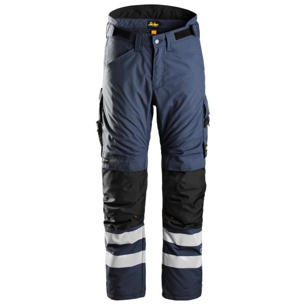 Snickers Workwear 6619 AllroundWork Vinterbyxa marin/svart korta fodrade Marin/Svart