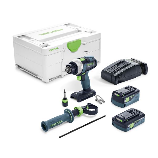 Festool TDC 18/4 5,2/4,0 I-Plus-SCA Skruvdragare med batteri och laddare