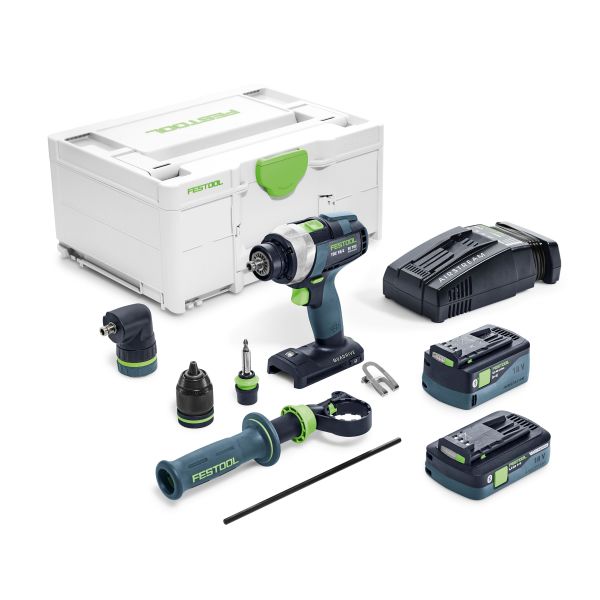 Festool TDC 18/4 5,2/4,0 I-Set-SCA Skruvdragare med batteri och laddare