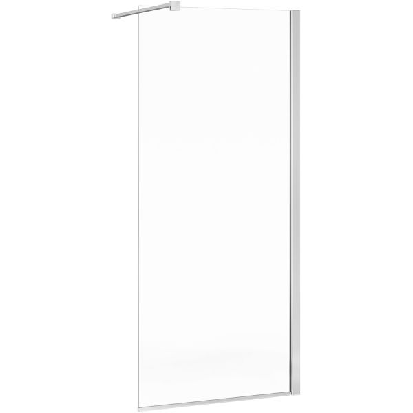 Gustavsberg Square Duschvägg klarglas blankpolerad profil 100 cm