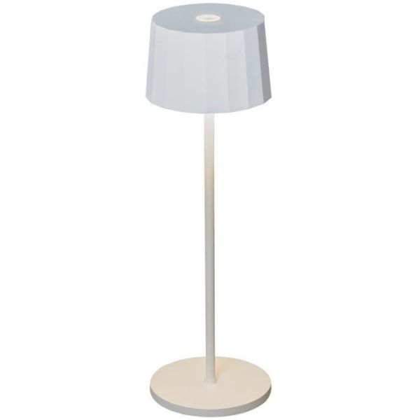 Konstsmide Positano Bordslampa USB 2,2W Vit