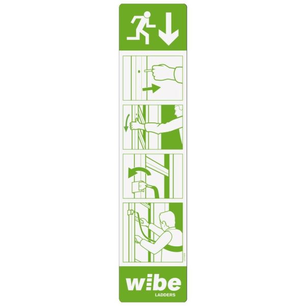 Wibe WURS IS-SE Instruktionsskylt