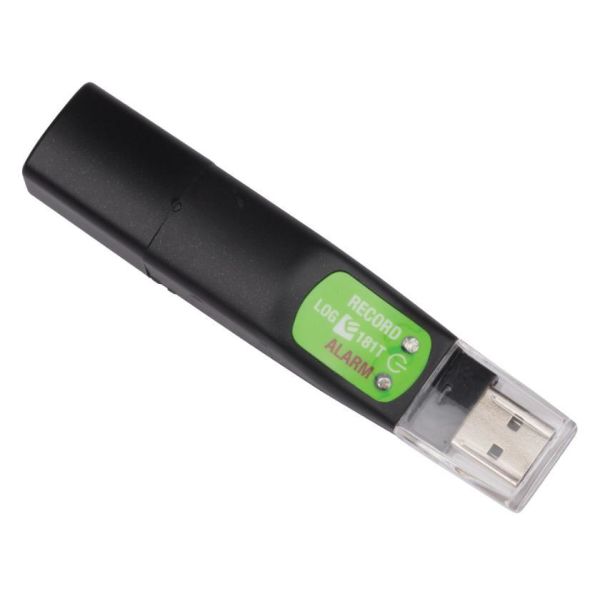 Elma LOG 181T Datalogger med batteri för temperatur PDF USB