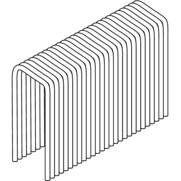 ESSVE PG50 Klammer 13 mm rygg blankförzinkad 13 x 6 mm 9000-pack