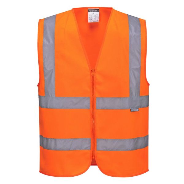 Portwest C375 Väst Hi-Vis orange L