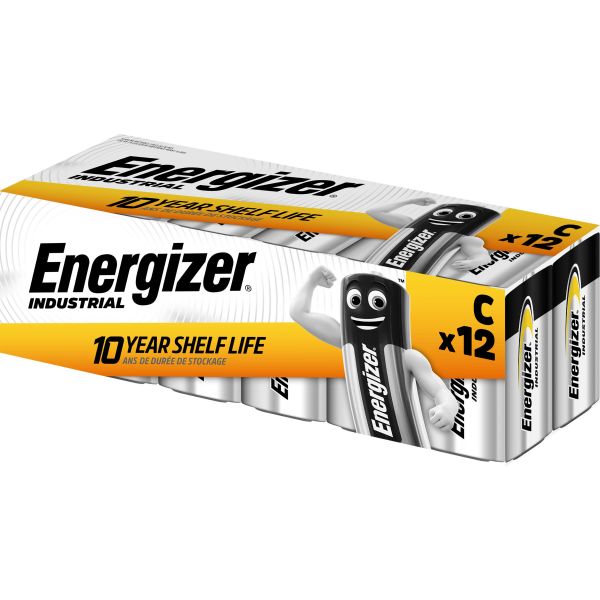 Energizer Industrial Batteri alkaliskt C/LR14 12-pack