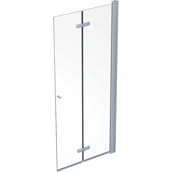 Ifö Showerama Duschdörr silver/klarglas höger 80 cm