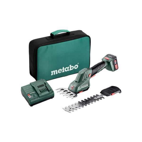 Metabo Powermaxx SGS 12 Q Grässax med batteri och laddare