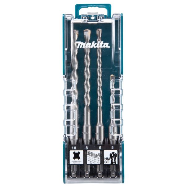 Makita D-74136 Borrsats SDS-Plus 4 delar