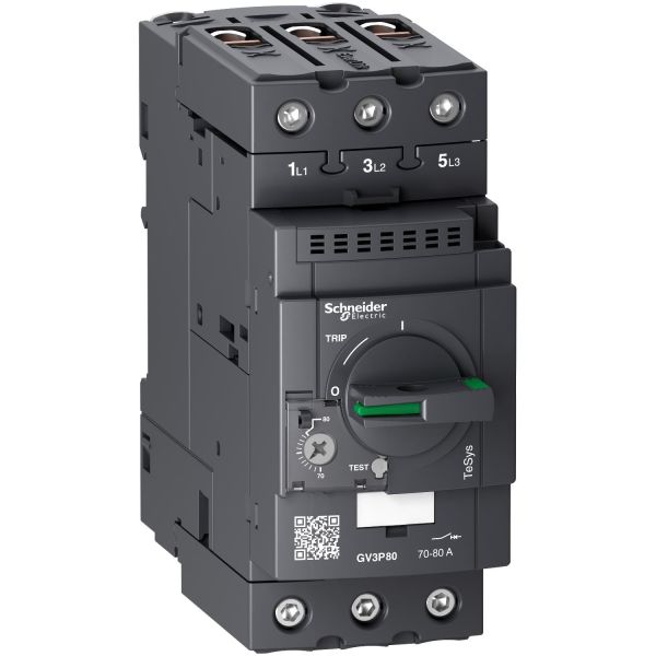 Schneider Electric GV3P80 Motorskyddsbrytare med Everlink-anslutning 70-80A