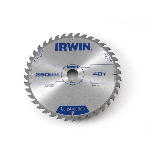 Irwin 1897211 Sågklinga 250 mm 40 T