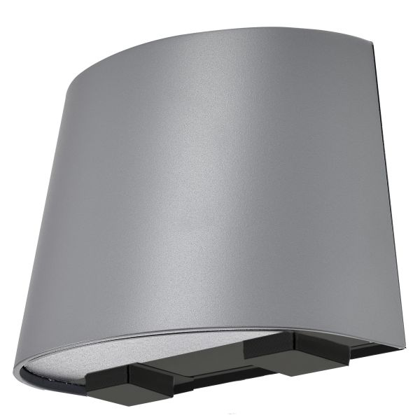 Westal Mini Väggarmatur 9,5 W 625 lm med uttag Silver/aluminium