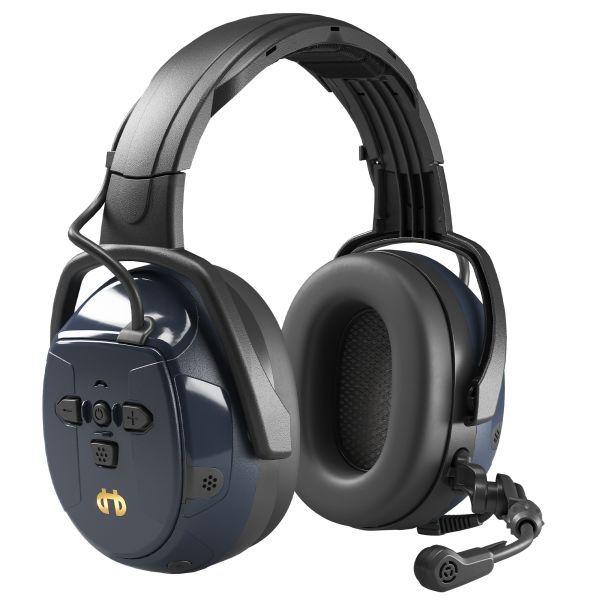 Hellberg Xstream MP Hörselskydd med Bluetooth medhörning och hjässbygel