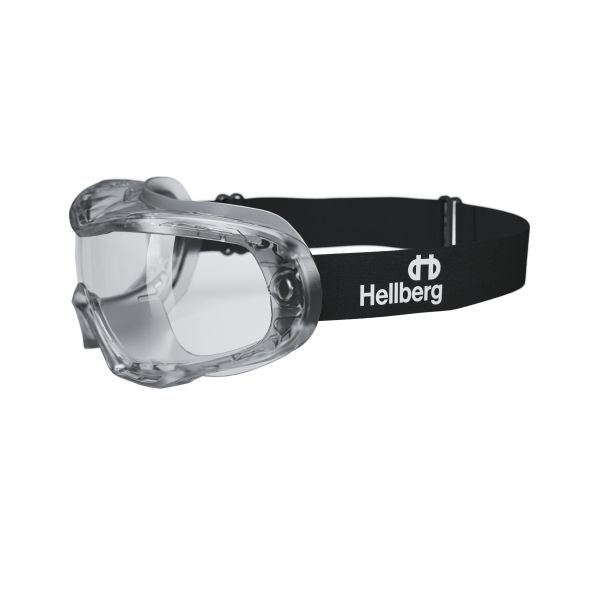 Hellberg Neon Skyddsglasögon im- och repskydd klar lins Inne/ute-lins