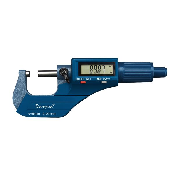 Dasqua 495174 Mikrometer digital, utvändig 0-25 mm