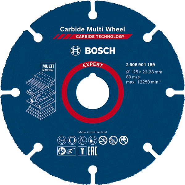 Bosch Expert Carbide Multi Wheel Kapskiva 125 mm