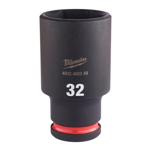 Milwaukee Shockwave Impact Duty Krafthylsa 1/2″ fyrkant djup 32 mm