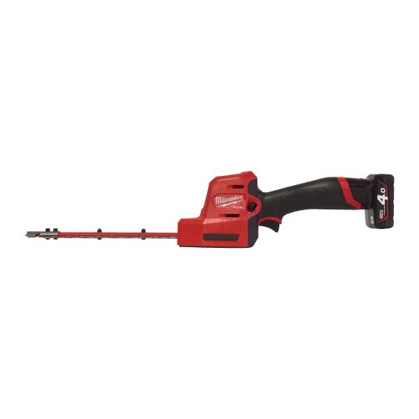 Milwaukee M12 FHT20-402 Häcksax med 4,0 Ah batteri och laddare