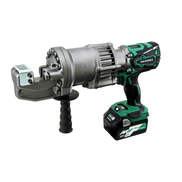 HiKOKI DC20MV Armeringsklipp med batteri och laddare