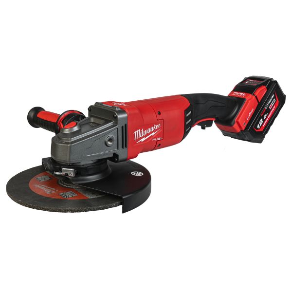 Milwaukee M18 ONEFLAG230XPDB-122C Vinkelslip med 12,0 Ah batteri och laddare