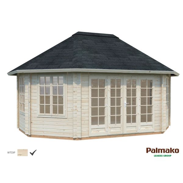 Palmako Hanna Lusthus 21 m²/inv. 20,3 m² impr. natur