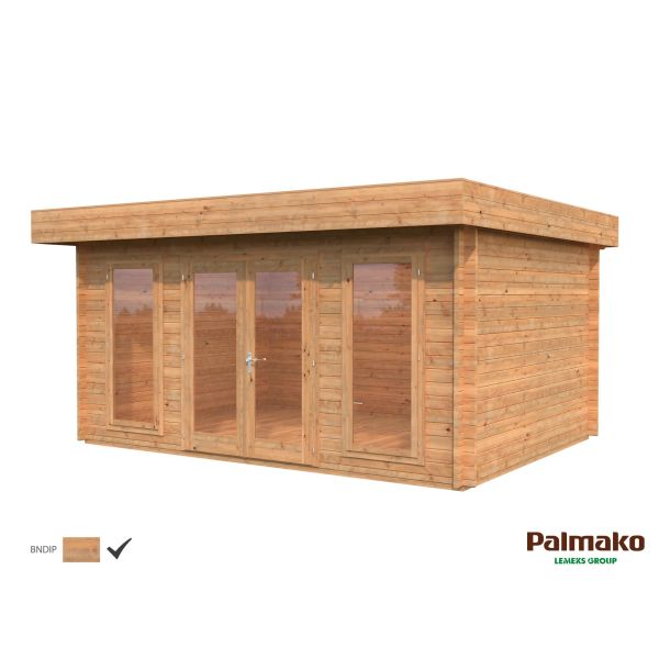 Palmako Bret Stuga 16,4 m²/inv. 14,8 m² brun impregnerad