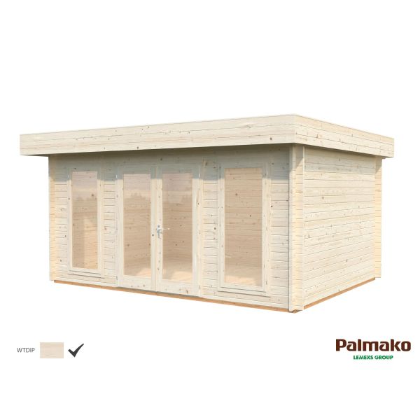 Palmako Bret Stuga 16,4 m²/inv. 14,8 m² impregnerad natur