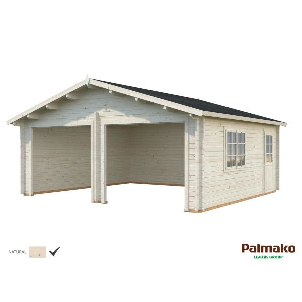 Palmako Roger Garage 29,3 m²/inv. 28,4 m² utan port obehandlad