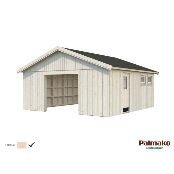 Palmako Andre Garage 32,1 m²/inv. 28,5 m² utan port obehandlad