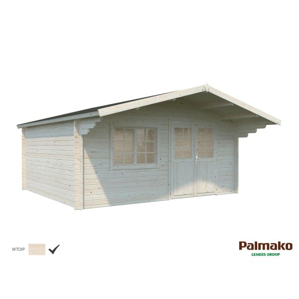 Palmako Britta Stuga 20,4/inv. 19,7 m² utan golv impr. natur