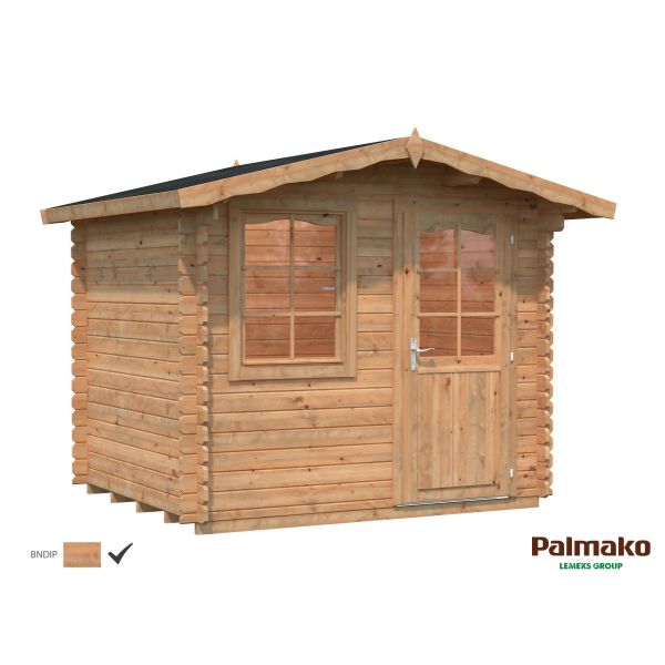 Palmako Emma Stuga 4,8 m²/inv. 4,6 m² brun impregnerad