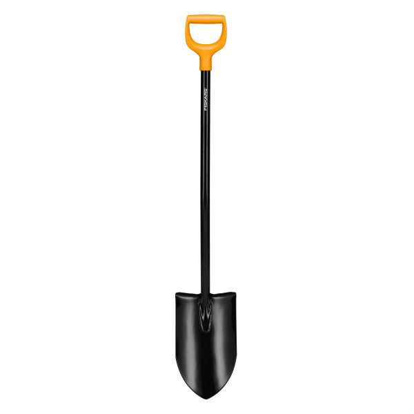 Fiskars Solid 1067517 Spade extra stort blad svart