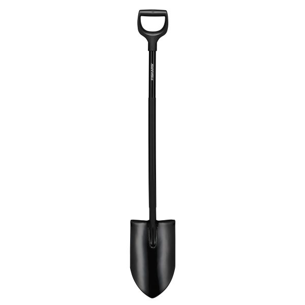 Fiskars Ergonomic Pro 1066707 Spade spetsig svart