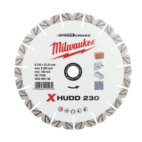 Milwaukee XHUDD230 4932492150 Diamantkapskiva Ø230×22,23 mm