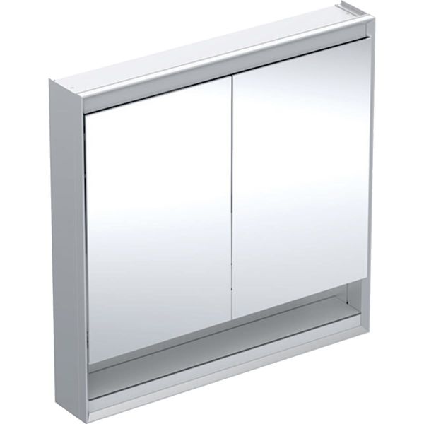 Geberit ONE 505.833.00.1 Spegelskåp 90 cm 2 dörrar med nisch Aluminium