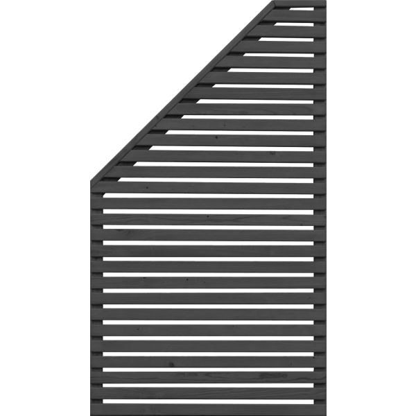 Jabo Horizont 3 Skärm 79 x 159 cm vänster svart