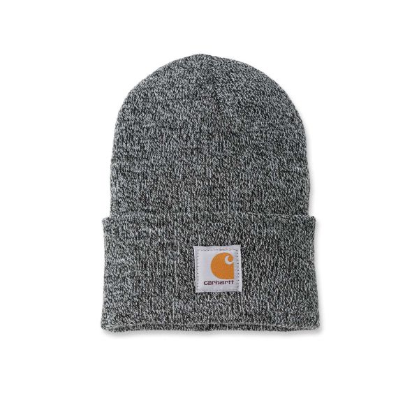 Carhartt A18 Watch Hat Mössa Svartmelerad