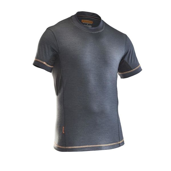 Jobman Dry-tech 5595 T-shirt mörkgrå/svart S