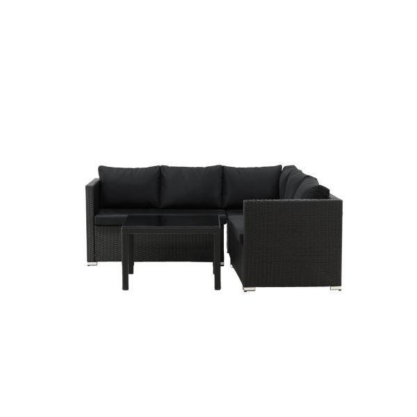 Venture Home Kuba 1532-238 Loungeset soffa bord svart