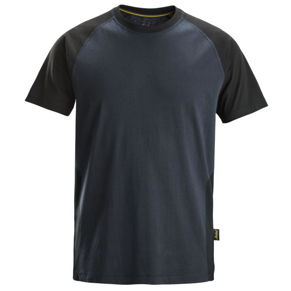 Snickers Workwear 2550-9504 T-shirt marinblå/svart L