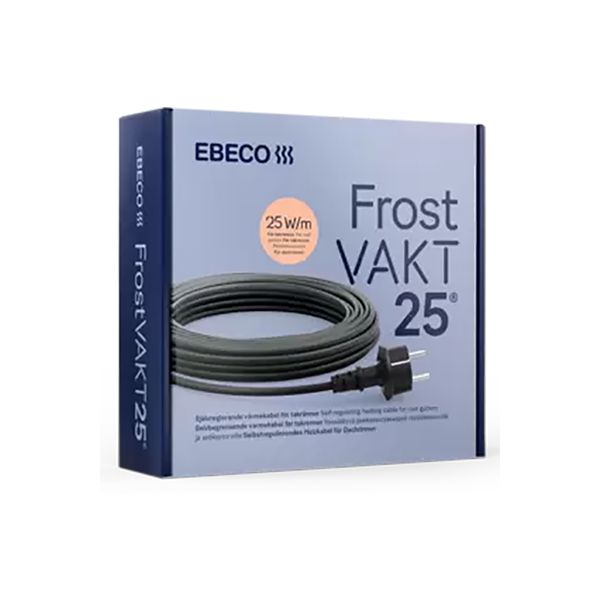 Ebeco Frostvakt 25 Värmekabel självreglerande 25W/m 5 m