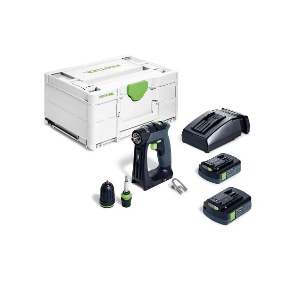 Festool CXS 18 C 3,0-Plus Skruvdragare med batteri och laddare