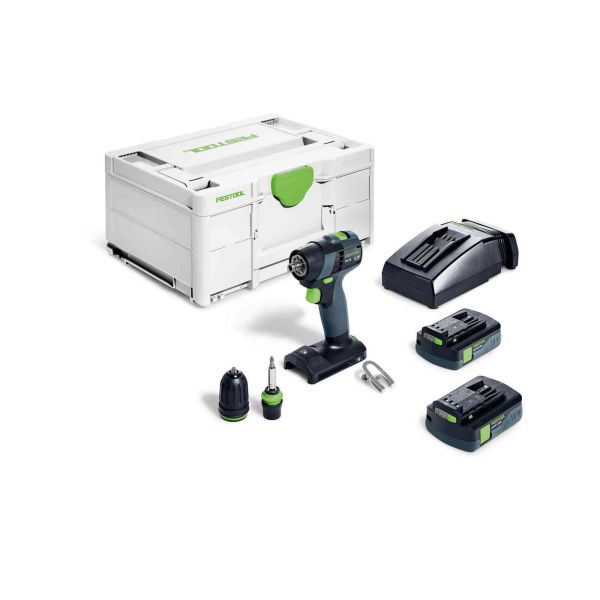 Festool TXS 18 C 3,0-Plus Skruvdragare med batteri och laddare