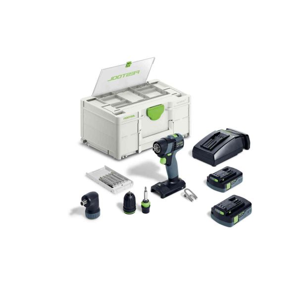 Festool TXS 18 C 3,0-Set Skruvdragare med batteri och laddare