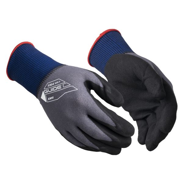 Guide Gloves 3304 Handske nitril OEKO Tex latexfri touch 9