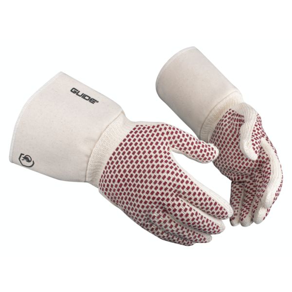 Guide Gloves 3553 Handske strl 10 bomull kontaktvärme nitril 10