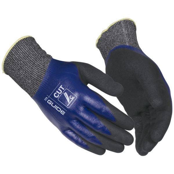 Guide Gloves 329 Handske nitril heldoppad skärskydd 7