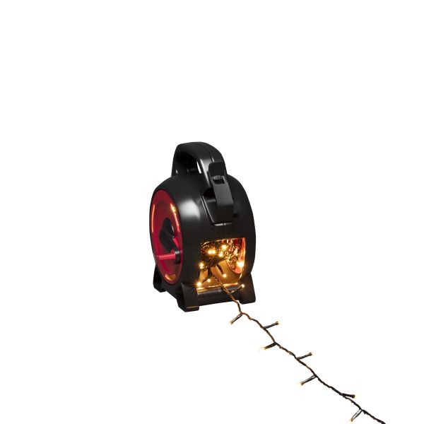 Konstsmide 3830-807 Sladdvinda amber svart soft-kabel 6.93 m